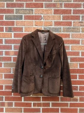 Vintage John Weitz Brown Corduroy Blazer Jacket Women’s
